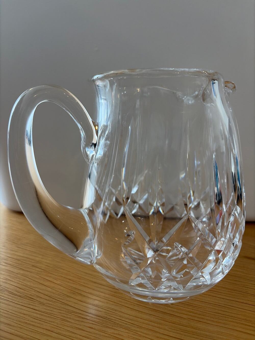 Waterford Crystal Lismore 6 ¼” 40 Ounce Ice Lip Jug Water Pitcher